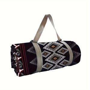 TEMU 이 240T 스프링 폴리에스터 프린트 피크닉 매트는 접이식 야외 해변 매트로, 캠핑에 적합하며 편리한 초음파 디자인을 특징으로 합니다. 하층은 210D 옥스포드 천으로 제작되었으며, 찢어짐 방지 기능이 있으며 모래나 끈적임 없이 부착됩니다.