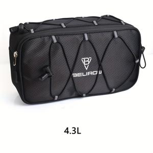 TEMU 2.1L/4.3 접이식 자전거 앞면 가방, 로드 자전거용 하드 쉘 앞면 가방, 산악 자전거용 수납 가방, 사이클링 장비 액세서리