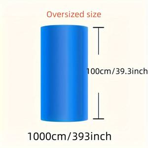 TEMU 대형 39.3 x 393인치 산업용 방수 테이프, 금속 지붕용 - 튼튼한 PVC, 철재 및 표면에 이상적, 누출 방지