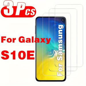 TEMU 삼성 갤럭시 S10E용 강화유리 스크린 보호기 3개 세트, 갤럭시 S10e용 강화유리 필름, 갤럭시 S10e 스크린 보호기