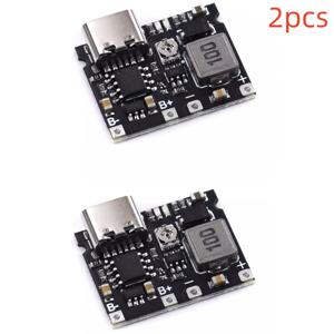 TEMU 2개 3.7V에서 9V까지 부스트 컨버터 모듈, 18650 리튬 배터리 포함, 휴대용 전자기기용 조절 가능한 전압 제어기, 휴대용 전원 공급 장치 | 조절 가능한 전압 모듈 | 소형, 배터리 충전기