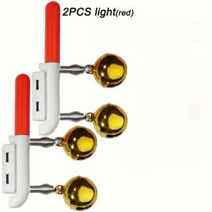 TEMU CR425 배터리 없이 야간 서핑 및 낚시용 LED 라이트 스틱이 있는 발광 낚시 부표 2개 세트