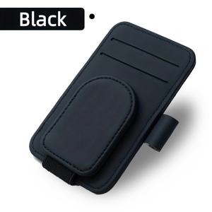 TEMU 패션 안경 홀더, 자석식 패션 안경 홀더, PU 가죽 패션 안경 홀더, 바이저 패션 안경 클립 및 안경 카드|지갑