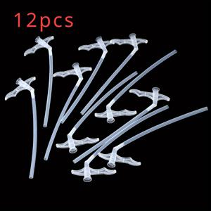 TEMU 12팩 플라스틱 폼 튜브, DIY 시일러 연결용 노즐, 간편한 채우기 및 보온, 파이프 및 호스용 일회용 PU 접착제 건 커넥터, 시일러 애플리케이션 도구