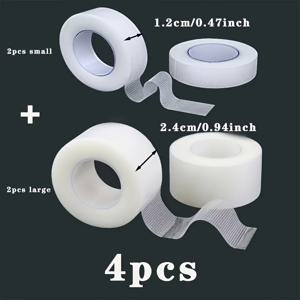 TEMU 4개 세트의 은은한 페이셜 테이프 - 얼굴, 이마, 눈, 목 피부에 재사용 가능, 편리하고 오래 지속됨.