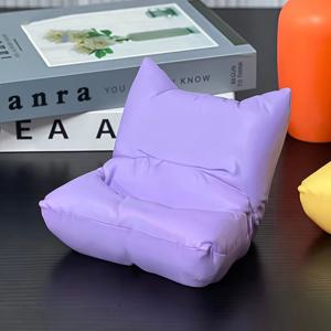 TEMU 충전기 홀 소파 폰 홀더 유니버설 마카롱 컬러 모바일 스탠드 폰 브래킷 데스크탑 장식 다용도 의자 폰 랙 영화 TV