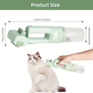 TEMU 고양이 털빗기용 그루밍 진공 청소 키트, 무선 핸드헬드 진공청소기 - 재사용 가능한 필터 및 모터 브러시 포함, 카펫·쇼파·계단 청소용, PET 헤어 추출 기능, 충전식
