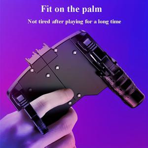 TEMU 휴대용 모바일 게임 컨트롤러, 사이드 컷아웃 디자인, 인체공학적 무선 게이밍 핸들 - PUBG 및 슈팅 게임용, 조준 및 트리거 컨트롤 향상, 플레이 경험 향상 액세서리 (생일/휴일 선물)