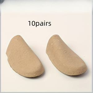 TEMU 10쌍 - 크래프트 종이 신발 방지 주름 및 방지 신발 나무, DIY 신발 상단 지지대는 신발 모양에 따라 절단 가능, 다양한 신발 유형에 적합, 쌓기 및 보관에 편리, 고품질 성형된 종이 신발 지지대. 일상적인 필요, 신발 걸이 정리함