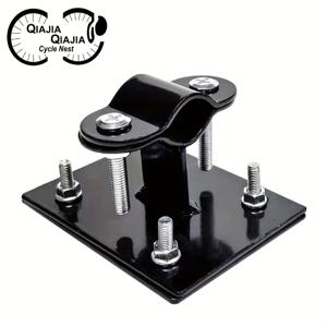 TEMU 자전거 바구니 장착 브래킷 - 전기 자전거, 대부분의 자전거 및 스쿠터에 완벽한 화물 솔루션, 스타일리시한 블랙 고정 디자인으로 안정성과 정리 강화, 안전한 자전거 바구니 홀더 및 필수 사이클링 액세서리|전기자전거|전기스쿠터