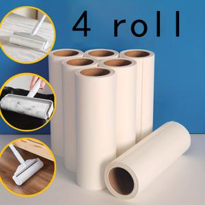 TEMU 스티키 헤어 - 교체 가능한 롤 페이퍼. 가구 일상 청소, 가정용 옷에서 애완동물 털 제거 및 고양이, 개 털 제거용, 내구성 있는 롤러 페이퍼, 애완동물 털 청소 도구