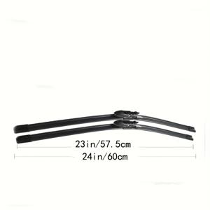 TEMU BMW 5 시리즈 520i 523i 528i E60 E61 03-10용 전면 와이퍼 블레이드 - 윈드실드/윈도우 24