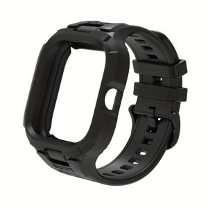 TEMU 레드미 워치 5용 2-in-1 TPU 보호 케이스 & 스포츠 스트랩 - 부드럽고 내구성 있는 교체 밴드, 다색 옵션, 야외 스포츠 및 일상 착용, 액티브 라이프스타일 기어, 슬림한 디지털 시계, 유연한 소재, 스마트워치 사용자용