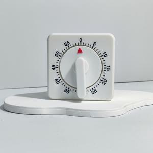 TEMU 60분 소형 사각 자석 시계, 학생, 사무실, 주방용 기계식 알람, 개별 판매