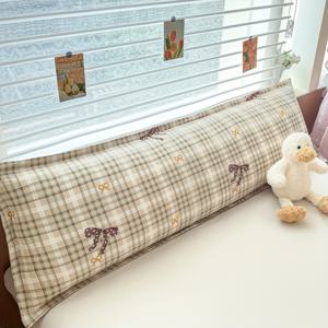 TEMU 1개 초장형 베개커버 - 지퍼 잠금, 부드럽고 통기성 좋은 침구 - 표준 및 장형 베개 호환 - 베개 내장 불포함 - 모던 침실 장식 - 쉬운 관리 홈 텍스타일, 플러시 오리 디자인, 세탁기 사용 가능, 편안함을 추구하는 분들을 위한 장식용 베개커버