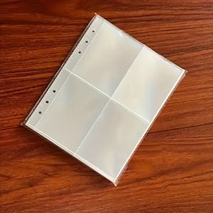 TEMU 30장 투명 A5 루즈리프 시트 - 3홀 펀치, 내구성 PP 플라스틱 페이지, 바인더 정리용, 명함, 사진 앨범, 사무실/학교/가정용, 링바인더 호환, 스크랩북, , 학교 용품, 슬림 디자인, 오래가는 플라스틱 인서트, 사무용품