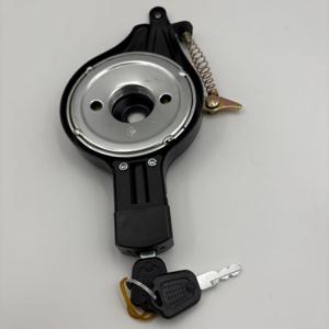 TEMU 1개 전기 자전거 후방 잠금장치 (90타입 래칫식 패드 및 잠금 메커니즘 포함)|전기자전거