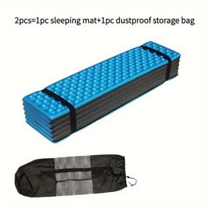 TEMU 대형 캠핑 매트, 접이식 초경량 195X60Cm (76.77×23.62In) - 이중 계란 둥지 디자인, 야외 활동 필수품, 휴대용, 하이킹 및 백패킹에 적합, 다양한 색상으로 제공, 캠핑 액세서리 (보관 공간 포함)|캠핑매트