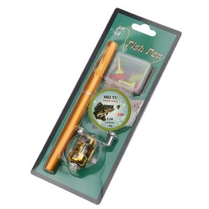 TEMU 휴대용 망원 포켓 낚싯대 세트 (리얼 포함) - 초보자를 위한 이상적인 여행용 낚시 장비|낚시대