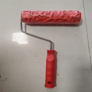 TEMU 7인치 장식용 페인트 롤러, 엠보싱 질감 - 내구성 있는 플라스틱/금속 구조, 페인트 시스템용 1/8인치 나프, 인체공학적 그립 핸들, DIY 홈 프로젝트용 벽 예술 및 천장 페인팅 도구, 천장 페인팅 보조 | 질감 있는 페인팅 | 금속 핸들