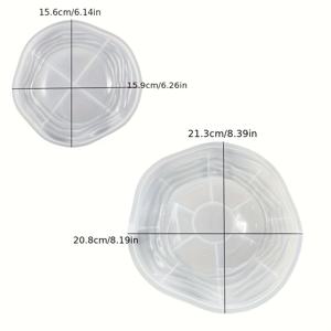 TEMU 2개 DNEJIU 레진, 시멘트, 석고 공예용 실리콘 몰드 세트 - 해양 파도 & 꽃 트레이 디자인, 독특한 드립 아트 및 접시 만들기용 불규칙한 모양, 공예 재료|해양 파도 디자인|내구성 있는 실리콘 몰드, 공예용 실리콘 몰드