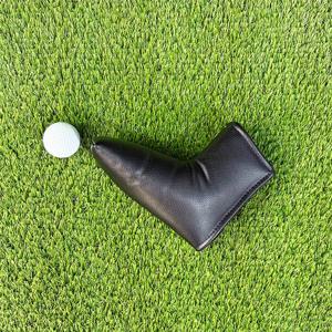 TEMU 방수 골프 퍼터 커버, 플란넬 안감 - 가볍고 내구성 있는 디자인, 스크래치 저항력이 뛰어난 보호, 고정식 후크-앤드-루프 클로저, 표준 사이즈의 퍼터에 적합 (블랙/화이트/컬러 옵션)