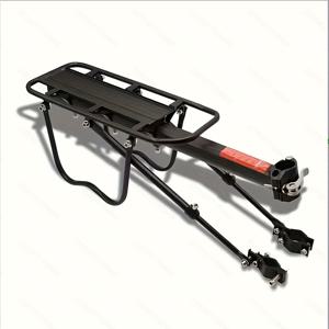 TEMU 다기능 알루미늄 합금 리어 자전거 랙, 여행 가방 및 패키지 운반에 적합, 편리한 탈착식 디자인, 내구성 있는 구조, 강력한 하중 용량 특징. 퀵 릴리스 프레임이 있는 산악 자전거에 이상적입니다.|자전거