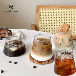 TEMU 4팩 일본 스타일 내열 보로실리케이트 유리컵 - 우아한 마운트 후지 디자인, 뜨거운 & 차가운 음료용 투명 튼튼한 유리, 홈/오피스/파티/휴일 선물에 완벽 (할로윈, 크리스마스, 발렌타인데이, 졸업식), 파티용 음료기구, 예술적 음료기구, 고품질 유리잔, 음료잔, 선물 쇼퍼, 세련된 음료기구, 튼튼한 구조, 다용도 음료기구, 선물 구매자