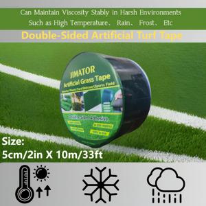 TEMU 양면 고급 잔디 접착 테이프 - 합성 잔디, 야외 카펫 & 인조 잔디 수리용 방수 접착제, 10m x 5-20cm 롤, 내구성 좋은 폴리프로필렌 소재, 콘크리트/실내 사용에 적합, 잔디 수리 테이프 | 모던 잔디 테이프 | 내구성 좋은 접착제