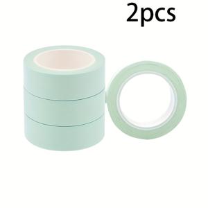 TEMU 민트 그린 와시 테이프 2개입 32피트. 장식용 솔리드 마스킹 테이프 자체 접착 공예용 테이프, 포장, 데코, 저널, 스크랩북, 플래너, DIY 선물용 (민트 그린)