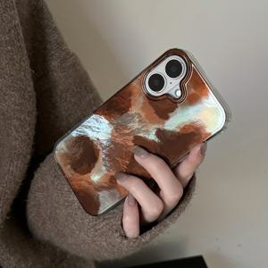 TEMU 휴대폰 케이스 - 레트로 커피 염색 브라운 가을/겨울 휴대폰 케이스, 아이폰 17, 17 Air, 17 Pro, 17 Pro Max, 16, 11, 13, 15, 15 Plus, 15 Pro, 15 Pro Max, 12, 14 Pro Max, XS, XR, 11 Pro Max, 12 Pro, 12 Pro Max, 13 Pro 등에 적합