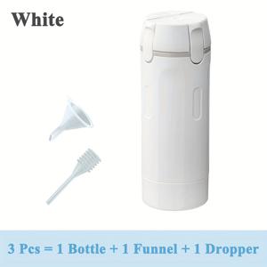 TEMU 3개 여행용 화장품 및 에멀젼 디스펜서 세트 - 휴대용 리필 가능 병 (스포 및 깔때기 포함), 투명 디자인, 내구성 플라스틱, , 세면용품 및 메이크업 보관에 적합, 여행 필수품|투명 병|내구성 플라스틱 병