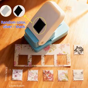 TEMU 빅 페이퍼 펀치, 엠보싱 장치 – 스탬프 스타일 장식 커터, 수제 책, 사진 앨범, 인사말 카드 제작, 사무용품 및 선물에 적합