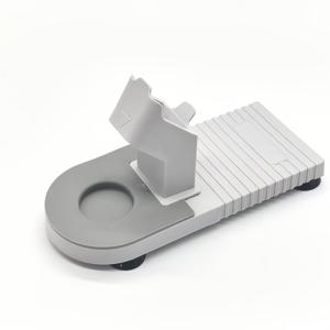 TEMU 플라스틱 핫글루건 스탠드 베이스 (사각 구멍 포함), 휴대용 공구 보관대, DIY 공예 및 가정 수리용 - 전기 불필요, 안전성 강화, 안정적 배치, 대부분의 글루건과 호환 가능