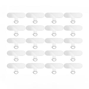 TEMU 20개 휴대폰 테더 탭 범용 휴대폰 끈 패치 휴대폰 테더 교체용 스트랩 홀더 끈 교체 부품 휴대폰 스트랩 투명 호환 케이스|핸드폰케이스|휴대폰케이스