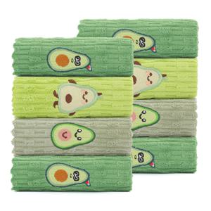 TEMU 자수 청소용 천 8개입, 11.81인치 특대형 사이즈, 빠른 건조, 흡수성, 부드러움, 통기성, 강력한 얼룩 제거제, 설거지, 유리잔, 차량 닦기용 다기능 다용도 타월