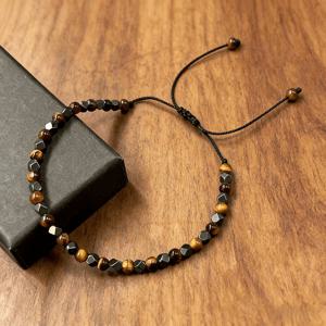 TEMU 부자와 성공 팔찌 | 천연 타이거 아이 스톤 및 선 휠, 내적 힘 깨우기, 개선, 자아 가치 안정화, 남녀공용, 직장, 일상 외출, 명상 및 치유에 이상적