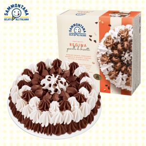 TEMU [사몬타나] REGINA 초코비스킷 아이스크림 케이크 1,000g