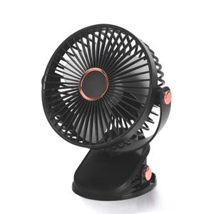 TEMU 화이트 블랙 무선 클립형 선풍기 저소음 감성 무드등 USB 충전 5단 조절 원룸 기숙사 필수