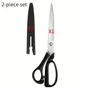 TEMU 2개 세트 전문가용 재단가위, 의류 재봉용 전문 칼날, 패브릭 커팅 및 재봉용 가위, 재료용 스테인리스 스틸 재단가위, 슈퍼 가위