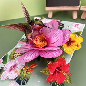 TEMU SwammCard 3D 팝업 인사말 카드와 봉투 - 교사, 부모, 조부모 및 친구를 위한 꽃 디자인 - 생일, 어머니의 날, 추수감사절, 크리스마스 등에 완벽함, 추수감사절 행사, 크리스마스 행사, 생일 행사, 조부모날 행사, 은퇴 행사, 꽃 테마