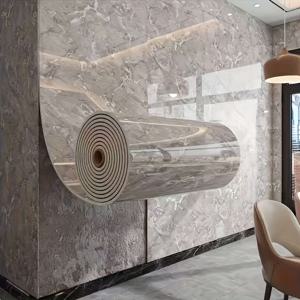 TEMU 15.8 × 393.7인치, 2.1mm 두께, 롤형 접착식 벽지 | XPE 소재 | 세라믹 타일 대리석 디자인 | 방수, 내유성, 세척 가능 | 주방 및 욕실 인테리어 벽면 리모델링용 DIY 및 커팅 가능 벽 스티커