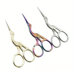 TEMU 3pcs 빈티지 스테인리스 스틸 가위 - 인간공학적 손잡이, 날카로운 절단 모서리, 자수, 공예, 가정용으로 이상적, 자수 액세서리