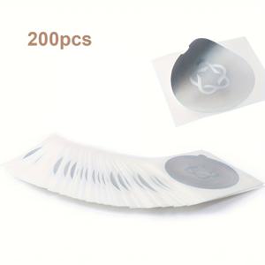 TEMU 알루미늄 호일 뚜껑 100개/200개 세트, Vertuoline 캡슐 커피 포드 및 리필용 알루미늄 캡, 재사용 가능한 VertuoLine 머신 전용