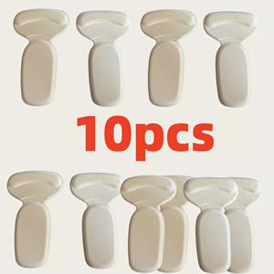 TEMU 10개입 스펀지 힐 패드 - 여성용 하이힐 나노 마찰 방지 발 쿠션, 발뒤꿈치 손상 방지 필수 액세서리. 부드러운 신발 깔창, 가볍고 편안한 착용감, 미끄럼 및 물집 방지, 반 사이즈 조절기 또는 큰 사이즈 신발 작게 만들기에도 사용 가능