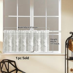 TEMU 레이스 작은 커튼