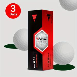 TEMU 골프 VS 시리즈 박스형 PGM 골프 선물용 공, 3박스 (박스당 12개), 대형 박스형 토너먼트 골프공, 선물용으로 이상적