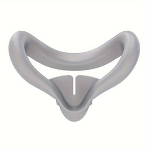 TEMU 메타 퀘스트 3용 편안한 VR 액세서리 방한용 실리콘 페이스 커버, 방수 및 방진 처리된 안대 실리콘 패드 VR 액세서리. 크리스마스/추수감사절/생일/부활절/대통령의 날//남자친구에게 선물로 좋습니다.