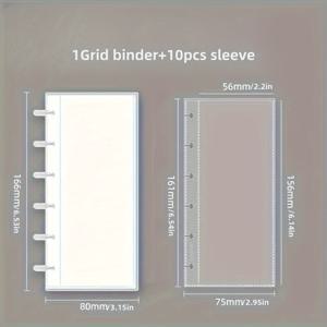 TEMU 새로운 4개 절단 사진 스트립 앨범 KPOP 아이돌 포토카드 수집 책 PP 재료 4개 절단 사진 스트립 보관 앨범|포카바인더
