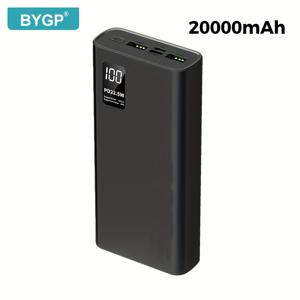 TEMU BYGP 휴대용 충전기, 22.5W 10000/20000mAh USB C 입력 및 출력 보조 배터리, 고속 충전용, PD 3.0 + QC 4.0 LED 디스플레이, 아이폰 15/14/13/12 Pro, 삼성 S21, 구글/아이패드 태블릿 등과 호환|보조배터리|C타입충전기|보조배터리20000